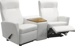 PK Furniture Kick kotiteatterisohva, nahkaverhoiltu