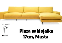 Plaza divaanisohva 334cm, eri värejä