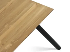 Pouta ruokapöytä 90x140, ruskea-musta