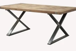 Provence Vintage ruokapöytä 198 cm, teräsjalat