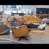 Quatro TV-tuoli sähkötoiminen, ruskea nahka