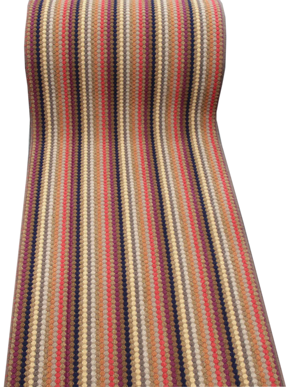 Retro käytävämatto 80 cm ruskea