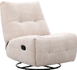 Rock pyörivä nojatuoli mekanismilla, beige