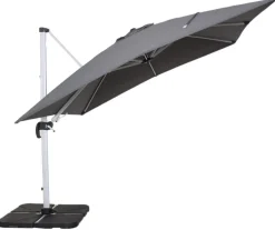 Roman LUX aurinkovarjo 3x3m, harmaa