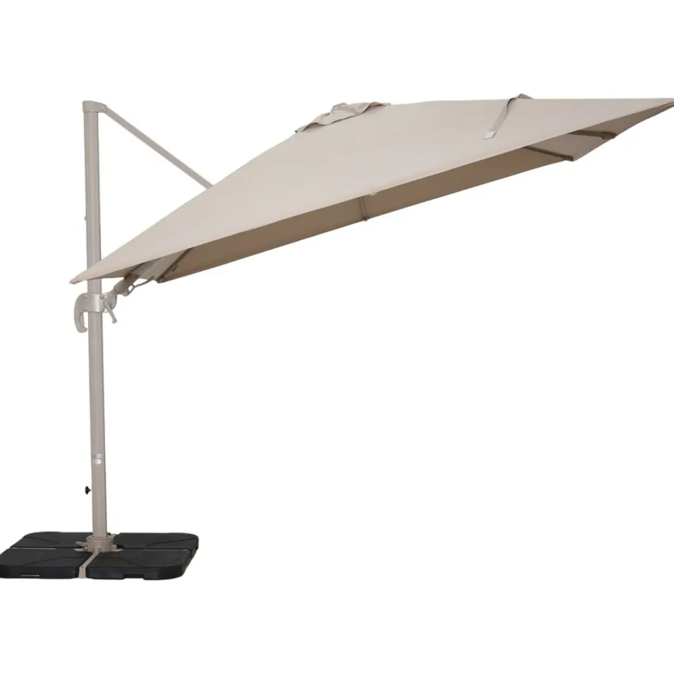 Roman LUX aurinkovarjo 3x3m, hiekan väri