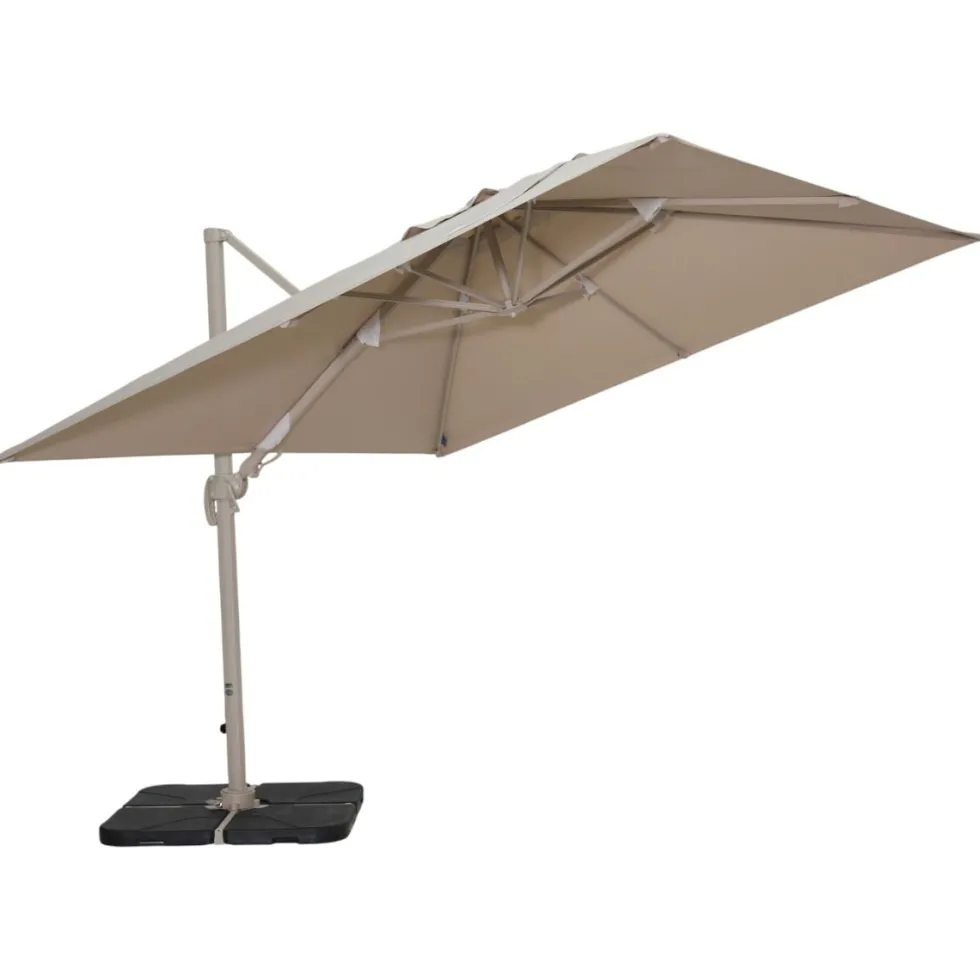 Roman LUX aurinkovarjo 3x3m, hiekan väri