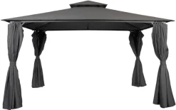 Roma paviljonki 3x4m, harmaa