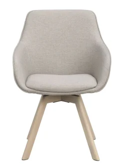 Rowico Alison nojatuoli, beige/valkopesty tammi