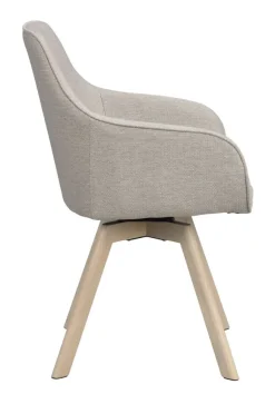 Rowico Alison nojatuoli, beige/valkopesty tammi