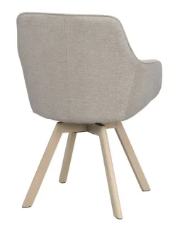 Rowico Alison nojatuoli, beige/valkopesty tammi