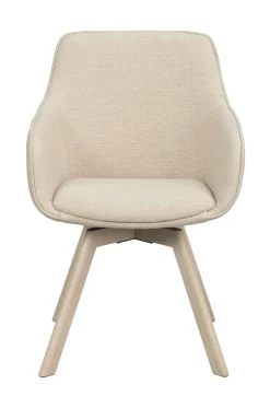 Rowico Alison nojatuoli vaalea beige, valkopesty tammi jalka