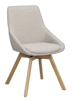 Rowico Alison ruokapöydän tuoli, beige/tammi