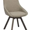 Rowico Alison tuoli tumma beige, ruskeat tammijalat