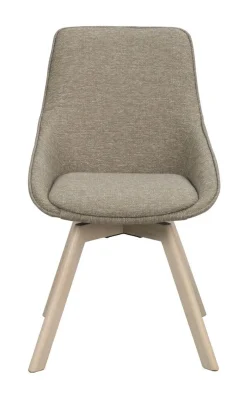 Rowico Alison tuoli tumma beige, valkopestyt tammijalat