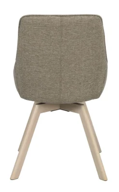 Rowico Alison tuoli tumma beige, valkopestyt tammijalat