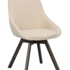 Rowico Alison tuoli vaalea beige, ruskeat tammijalat