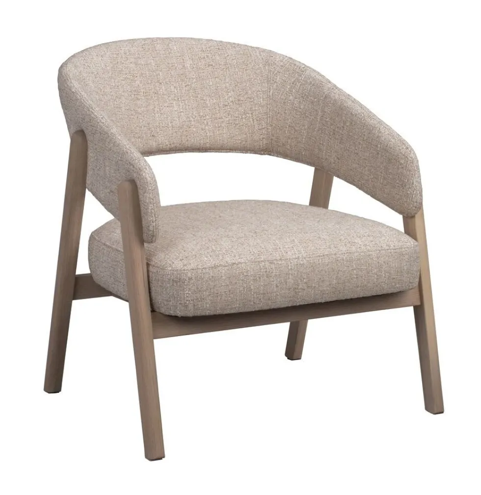 Rowico Barnaby lepotuoli, valkopesty tammi/beige