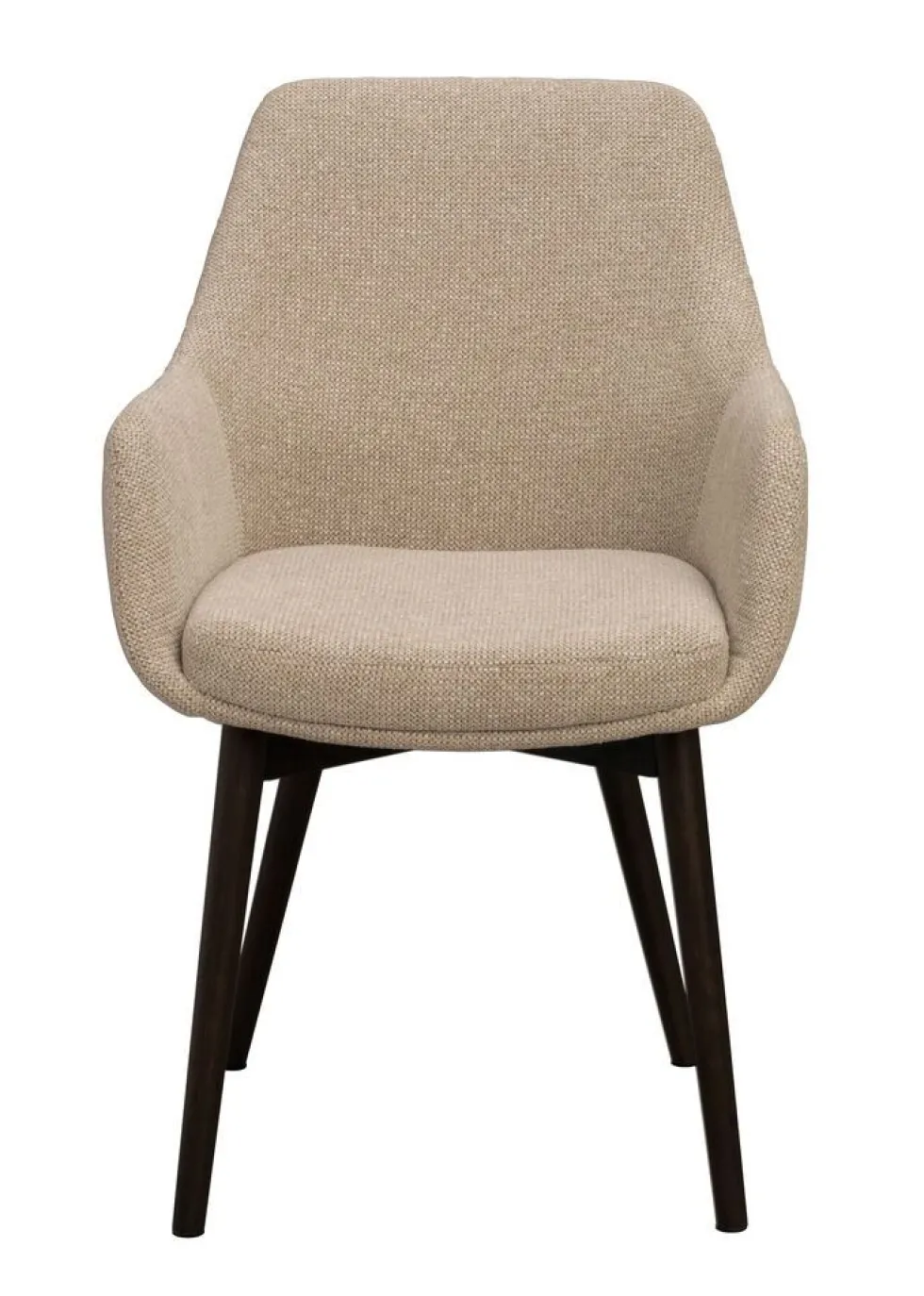 Rowico Denley käsinojatuoli, beige/ruskea tammi