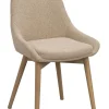 Rowico Denley tuoli, vaalea beige/valkopesty tammi
