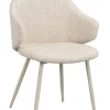 Rowico Drake nojatuoli, beige/metalli