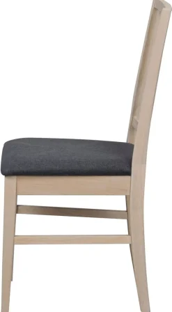Rowico Filippa ruokapöydän tuoli, valkopesty tammi/ harmaa