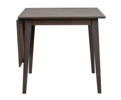 Rowico Filippa ruokapöytä klaffilla 80cm, tummanruskea