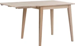 Rowico Filippa ruokapöytä klaffilla 80cm, valkopesty tammi