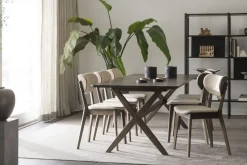 Rowico Kato tuoli ruskea/beige