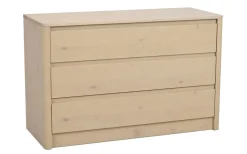 Rowico Melstone lipasto 3 -laatikolla, valkovahattu tammi