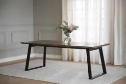 Rowico Melville ruokapöytä 210x95cm, ruskea tammi