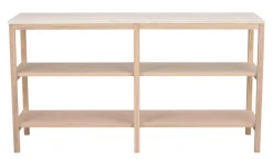 Rowico Orwel sivupöytä, beige/valkopesty