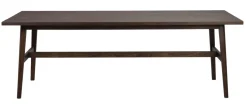 Rowico Plainfield ruokapöytä 220 cm, ruskea öljytty tammi