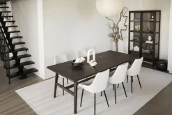 Rowico Plainfield ruokapöytä 220 cm, ruskea öljytty tammi