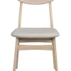 Rowico Rodham tuoli, valkopesty tammi/harmaa beige