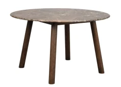 Rowico Taransay ruokapöytä Ø125cm, ruskea
