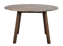 Rowico Taransay ruokapöytä Ø125cm, ruskea