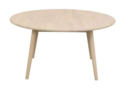 Rowico Tompkins pyöreä sohvapöytä 90cm, valkopesty tammi