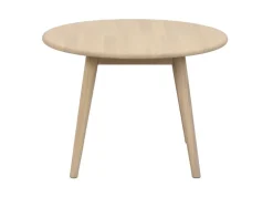 Rowico Tompkins pyöreä sohvapöytä 60cm, valkopesty tammi