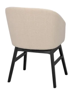 Rowico Windham nojatuoli, musta/beige