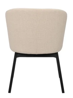 Rowico Windham nojatuoli, musta/beige