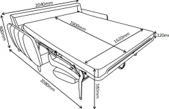 Salla vuodesohva 160 cm vuoteella