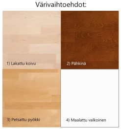 Seniori nousutuki, eri värejä