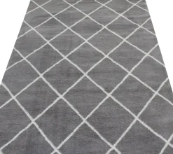 Silkyway nukkamatto, harmaa/valk, 200x285 cm