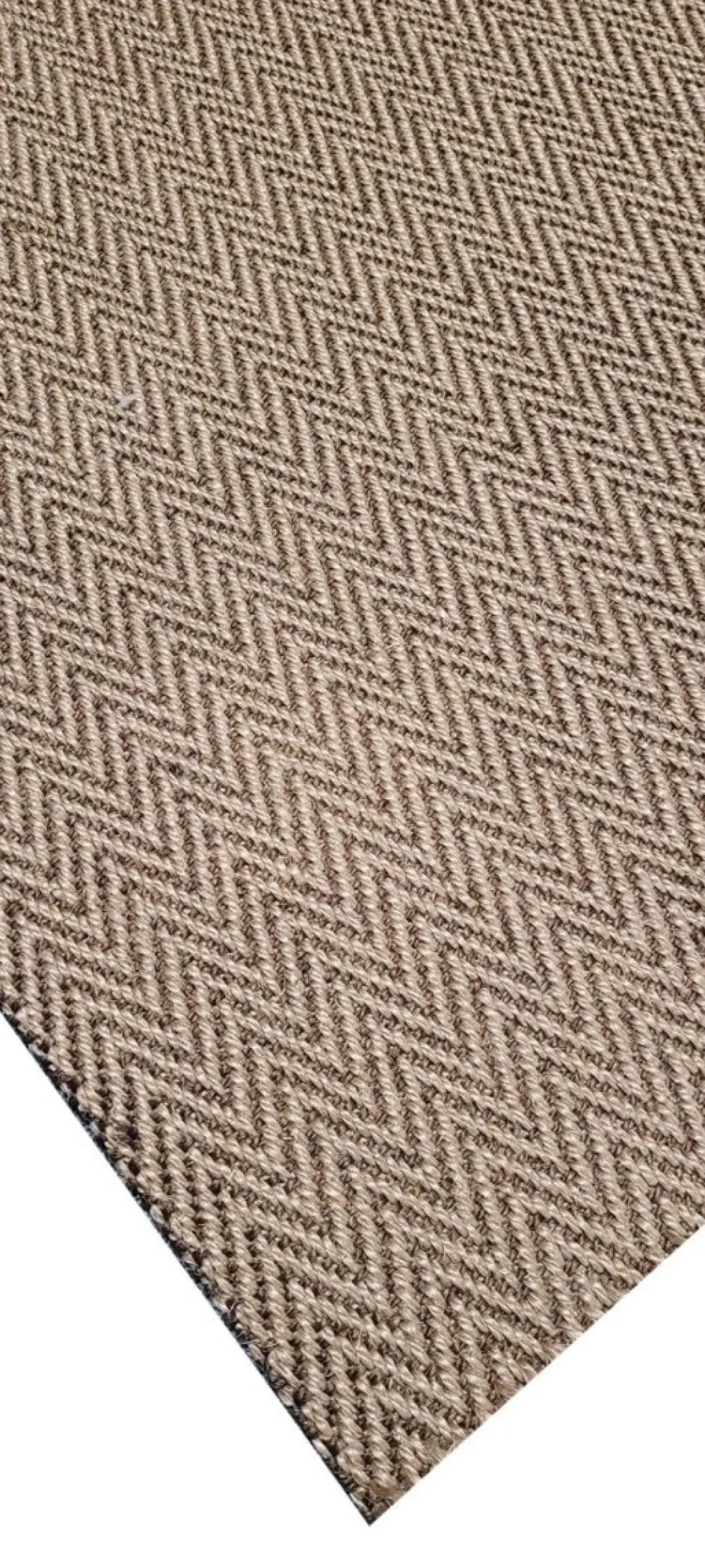 Sisal käytävämatto 90 cm Ziczac ruskea