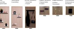 Sointu Sisustuspaneeli 150, tammi/musta