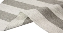 Stripe villamatto beige-valkoinen, eri kokoja