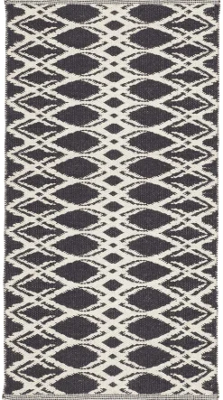 Svanefors Staffan 70x240 cm, musta-valkoinen