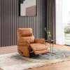 Texas reclinertuoli, ruskea nahka