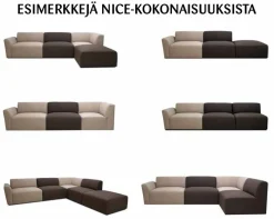 Tropez moduulisohvan rahi, eri värejä