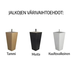 Unico Bistro 3-ist sohva, eri värejä